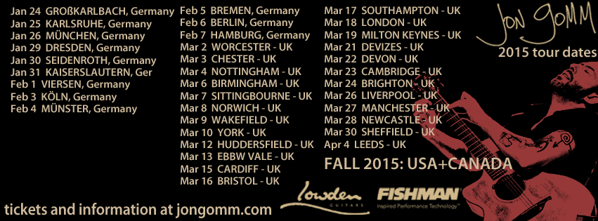 jon gomm 2015 tour