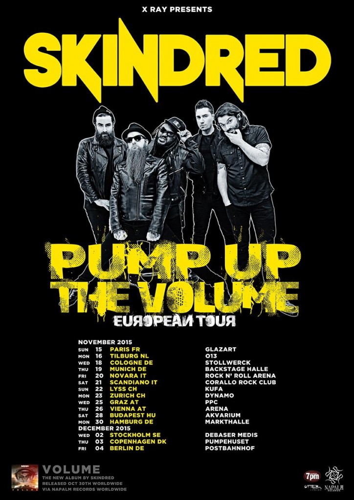 K1600_Skindred Volume 2015 Europe Dates
