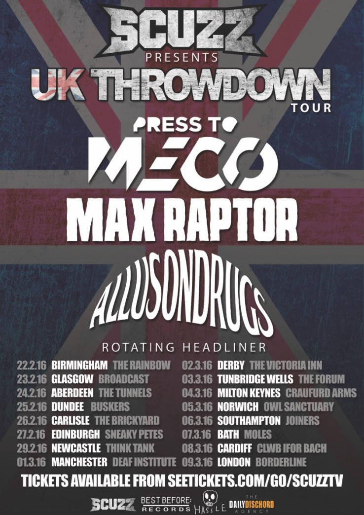 Press To MECO Tour Poster