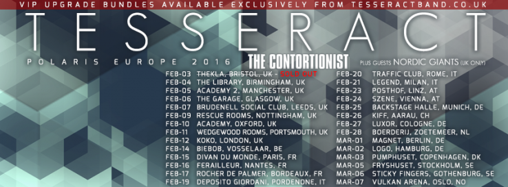 Tesseract Live Review Wedgewood Rooms 2016 The Contortionist Nordic Giants