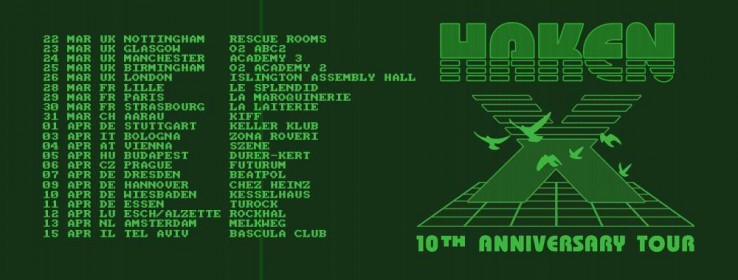 Haken Interview 10th Anniversary Tour 2017 Richard Henshall Ross Jennings Charlie Griffiths Ray Hearne Diego Tejeida Conner Green Inside Out Century Media Affinity Visions Aquarius Rereleases Remasters Review Interview Guitar Guitarist Vocalist Vocals Drummer Drums Bass Bassist Feature Album EP Single Review CD Concert Gig Tickets Tour Download Stream Live Show Torrent Music Musician Record Label News Update Facebook YouTube channel Twitter VEVO Spotify iTunes Apple Music Band Logo Cover Art Bandcamp Soundcloud Release Date Digital Cover Art Artwork Split Why Did Break Up New Final Last Latest News Update